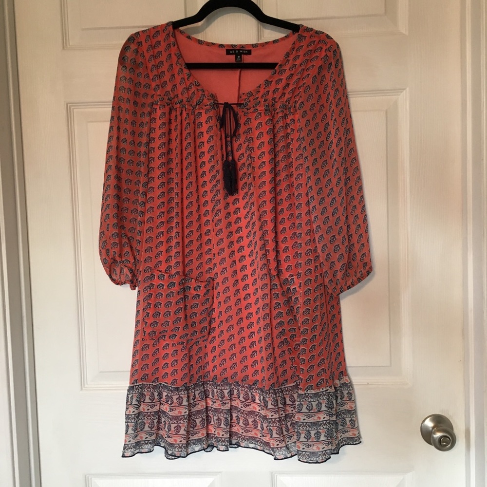 As U Wish Boho Dress